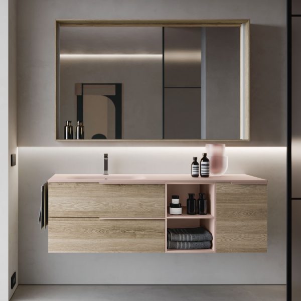 My Time è la collezione di mobili per il bagno moderno, caratterizzata da un’ampia modularità degli elementi d’arredo, che la rende versatile e funzionale ai diversi spazi e pensata per incontrare ogni stile.